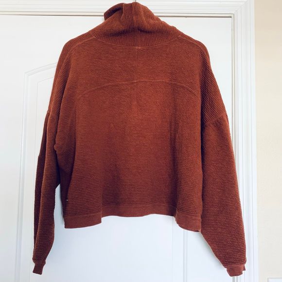 Lululemon Peaceful Moments Mock Turtleneck Pullover Sweater - Copper | Size L/XL - Picture 10 of 12